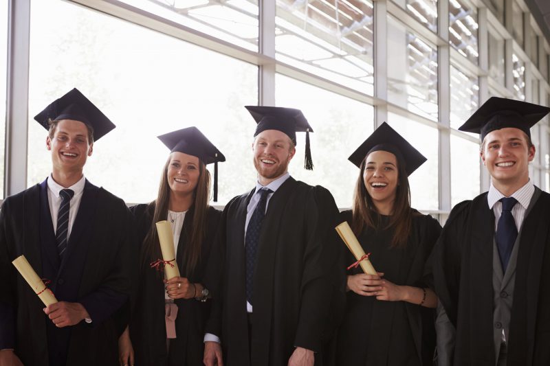 Geslaagde studenten